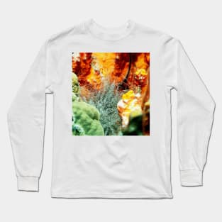 Corkscrew Anemone and Arrow Crab Coral Reef Grotto Long Sleeve T-Shirt